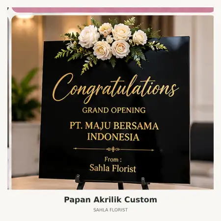 Papan Bunga Akrilik Rs Pondok Indah Bintaro